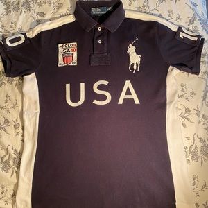 Men’s polo USA 2010 custom fit shirt